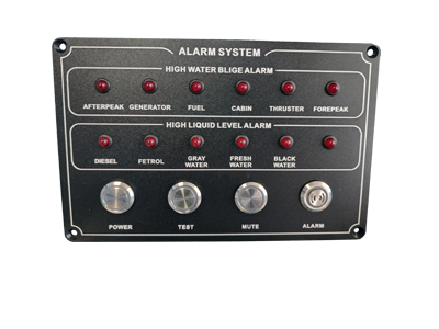 Customizable 6-way ALARM PANEL