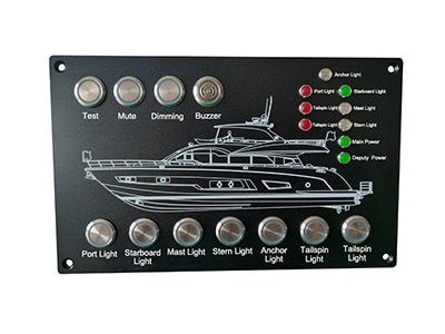 7-way navigation light alarm control board (with yacht pattern)